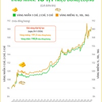 (Interactive) Giá vàng miếng sáng 24/2/2026
