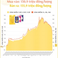 (Interactive) Giá vàng nhẫn sáng 11/6/2026
