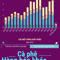 (Interactive) Thương mại song phương Việt Nam - Liên bang Nga