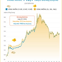 (Interactive) Giá vàng miếng sáng 22/9/2026