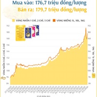 (Interactive) Giá vàng nhẫn sáng 4/2/2026