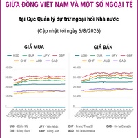 (Interactive) Tỷ giá tham khảo giữa Đồng Việt Nam và một số ngoại tệ ngày...
