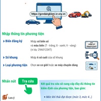 (Interactive) Cách tra cứu giấy chứng nhận kiểm định điện tử